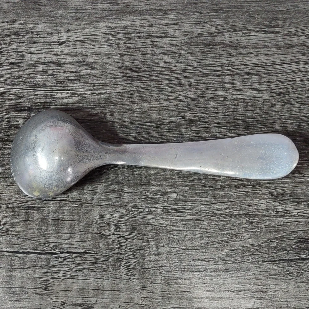 Mexican Pewterware Serving Spoon